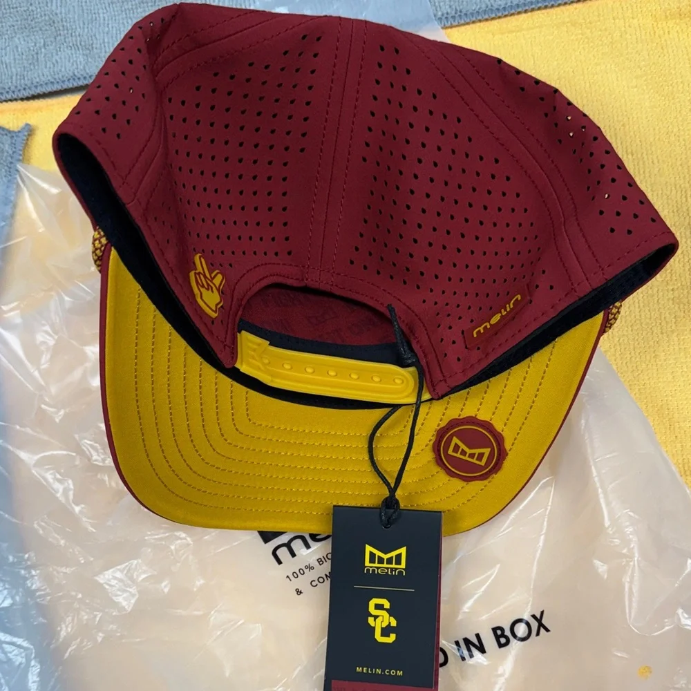 Melin Small - Red SC Logo Cap with Gold Accents - USC Collaboration - Picture 7 of 12
